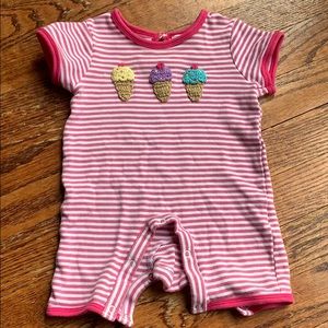 0-3 Little London ice cream romper girls